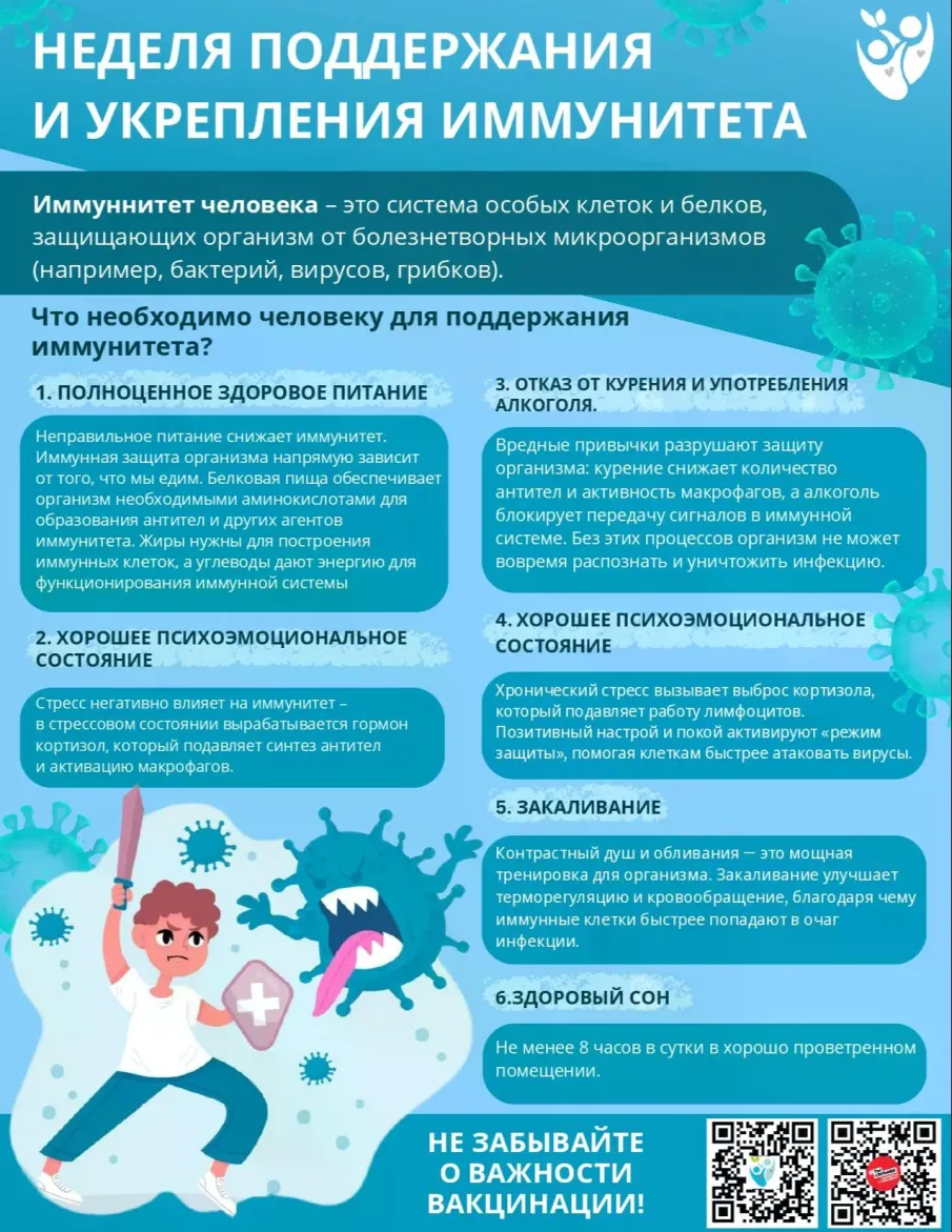 Береги иммунитет с молода!